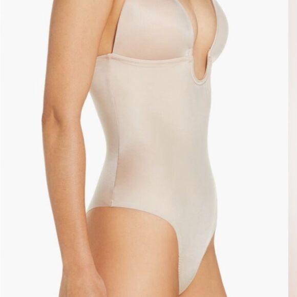 NWT Spanx Suit Your Fancy Plunge Low-Back Thong Bodysuit XS - Picture 5 of 9